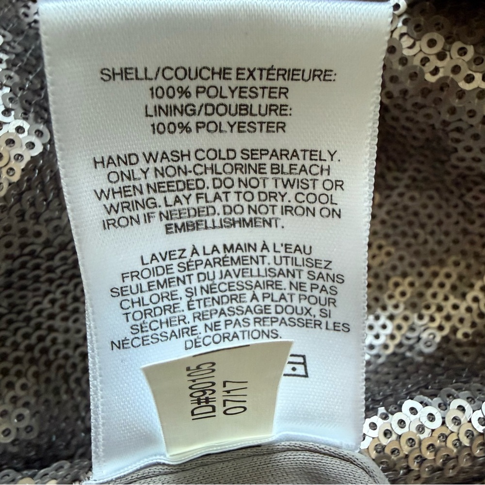 Express Metallic‎ Long Sleeve Dress - Picture 6 of 6